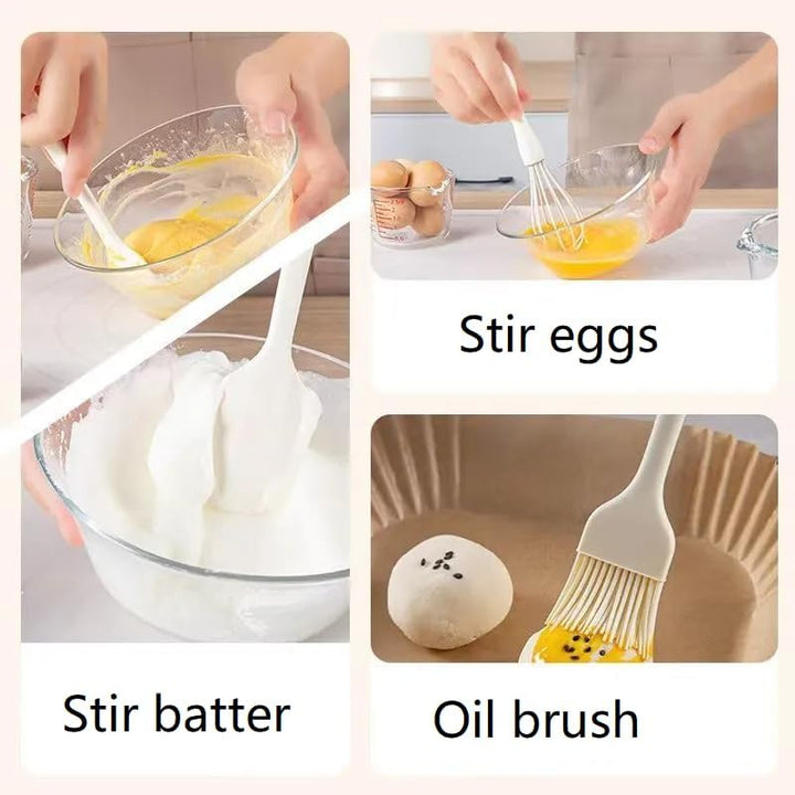 Pancake Dough Dispenser, Stainless Steel Funnel Cake Dispenser with 4 Silicone Nozzles, Perfect for
