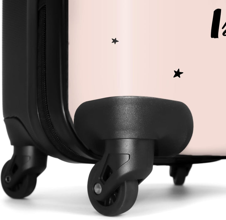 NoBoringSuitcases.com® Kinderkoffer Mädchen - Koffer Kinder - Hartschalenkoffer Einhorn - Reisekoffe