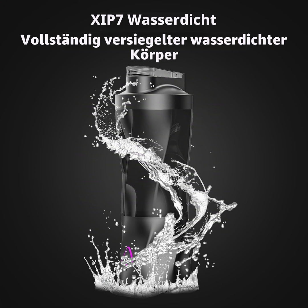Smoothie Maker to Go, 700ml Tragbarer Mixer, Portable Blender mit 6-Klingen Edelstahl, Mini Mixer fü