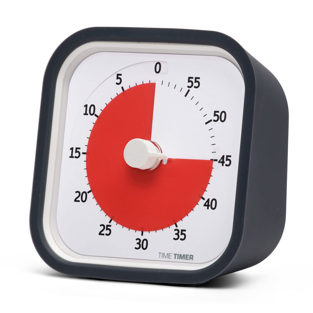Time Timer MOD (anthrazit) Ein visueller 60-Minuten-Countdown-Timer für Klassenzimmer, Besprechungen
