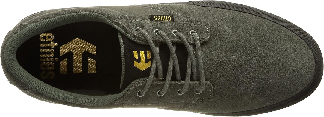 Etnies Herren Jameson Vulc Skate-Schuh 42 EU Grau Schwarz Gold, 42 EU Grau Schwarz Gold