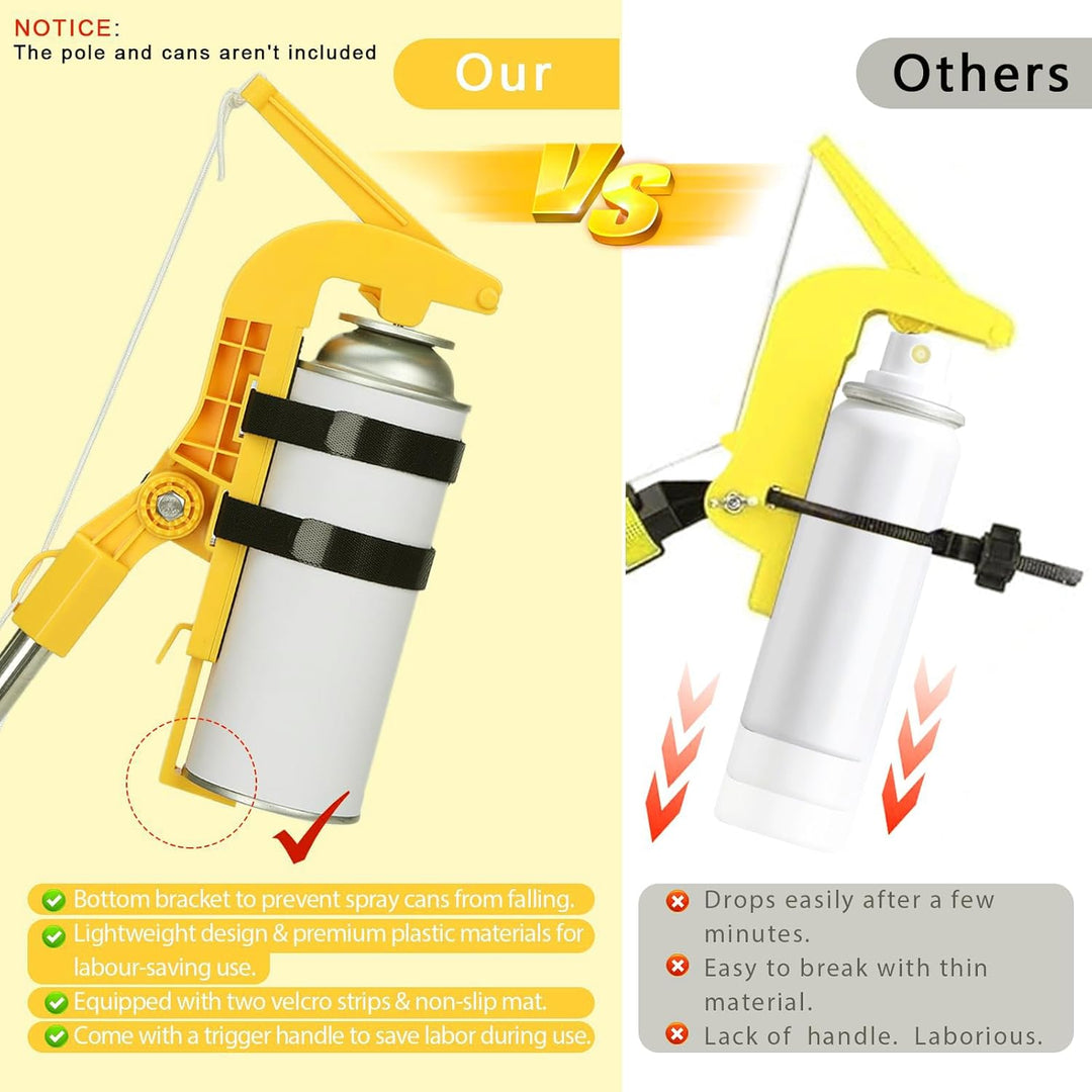 Sprühdosen Verlängerung, Einstellbarer Winkel Spraydosen Verlängerungsstangen Adapter, Sprühdosen Ve
