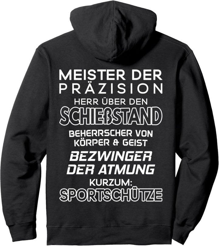 Schützenverein Meister Der Präzision Sportschütze Pullover Hoodie