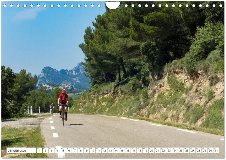 Mit dem Rennrad zum Mont Ventoux (Wandkalender 2026 DIN A4 quer), CALVENDO Monatskalender: Bilder vo