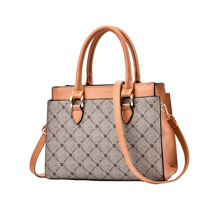 NICOLE &amp; DORIS Handtasche Damen Mittelgross Frauen Umhängetasche Elegant Schultertasche PU Leder Hen