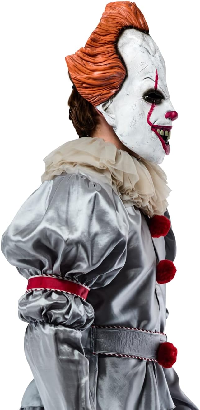 Rubies - Pennywise Maske für Erwachsene, Kostümzubehör, Vinyl - Einheitsgrösse ( Rubies 34718)