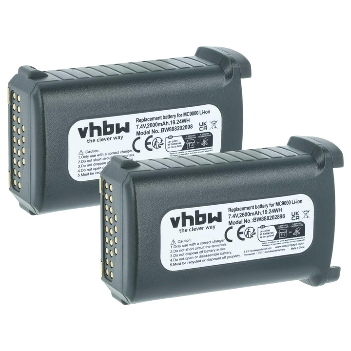 vhbw 2X Akku Ersatz für Symbol 21-65587-03