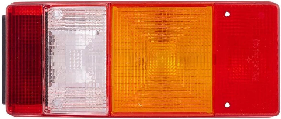 HELLA - Heckleuchte - Glühlampe - 12V - Anbau - Lichtscheibenfarbe: rot - Stecker: Flachstecker - re