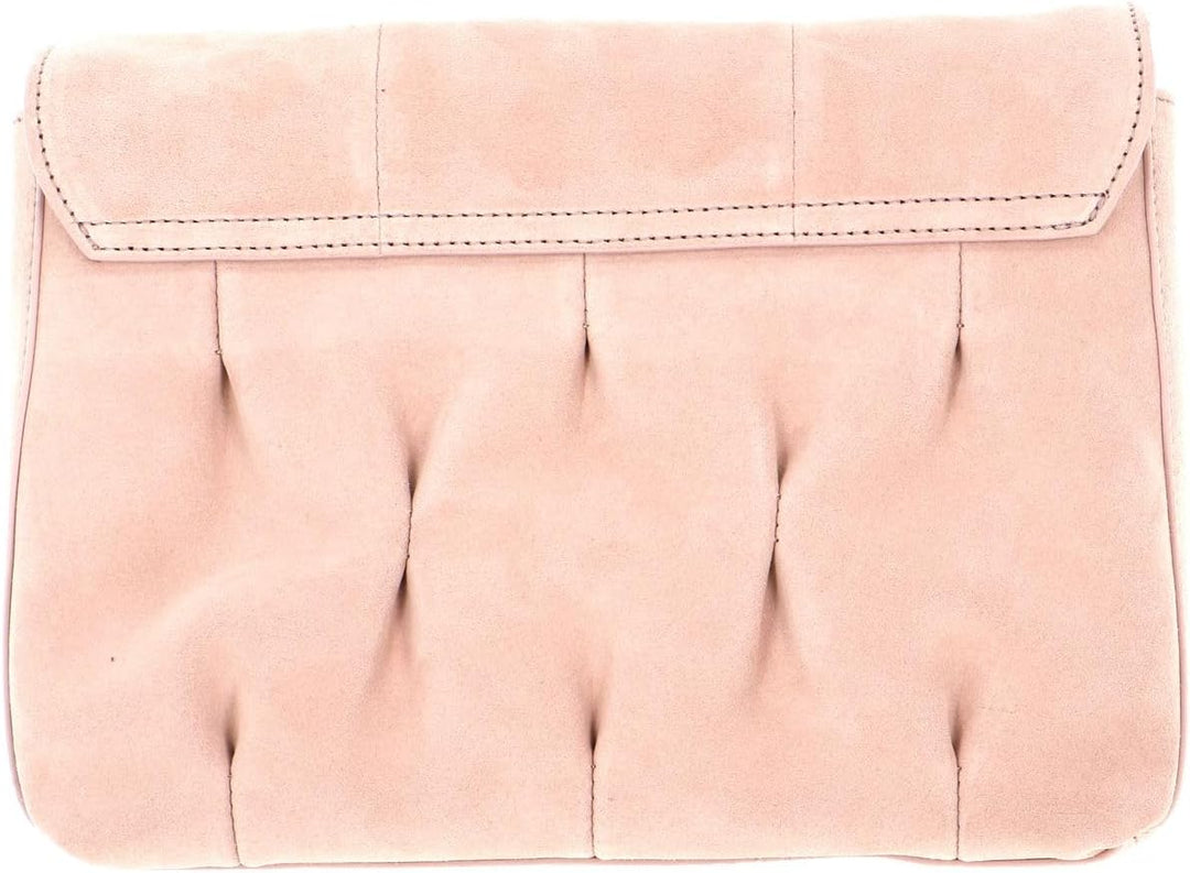 Coccinelle Marquise Goodie Suede Shoulder Bag New Pink