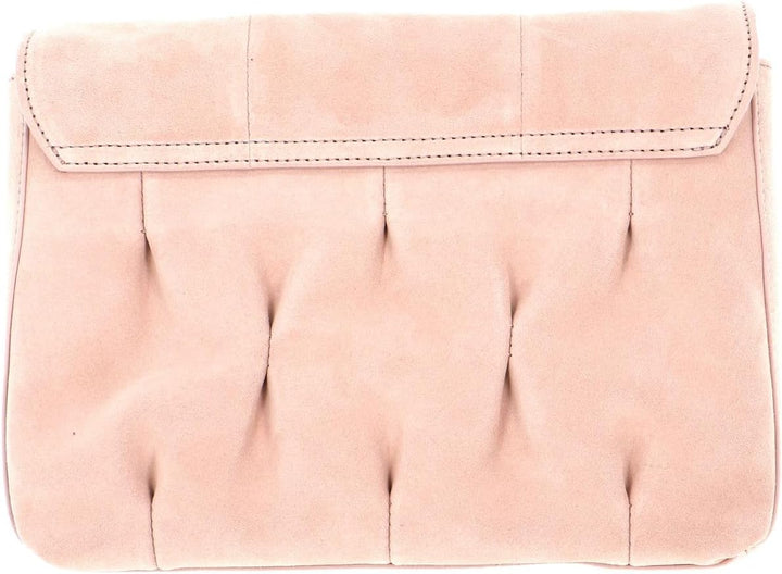 Coccinelle Marquise Goodie Suede Shoulder Bag New Pink