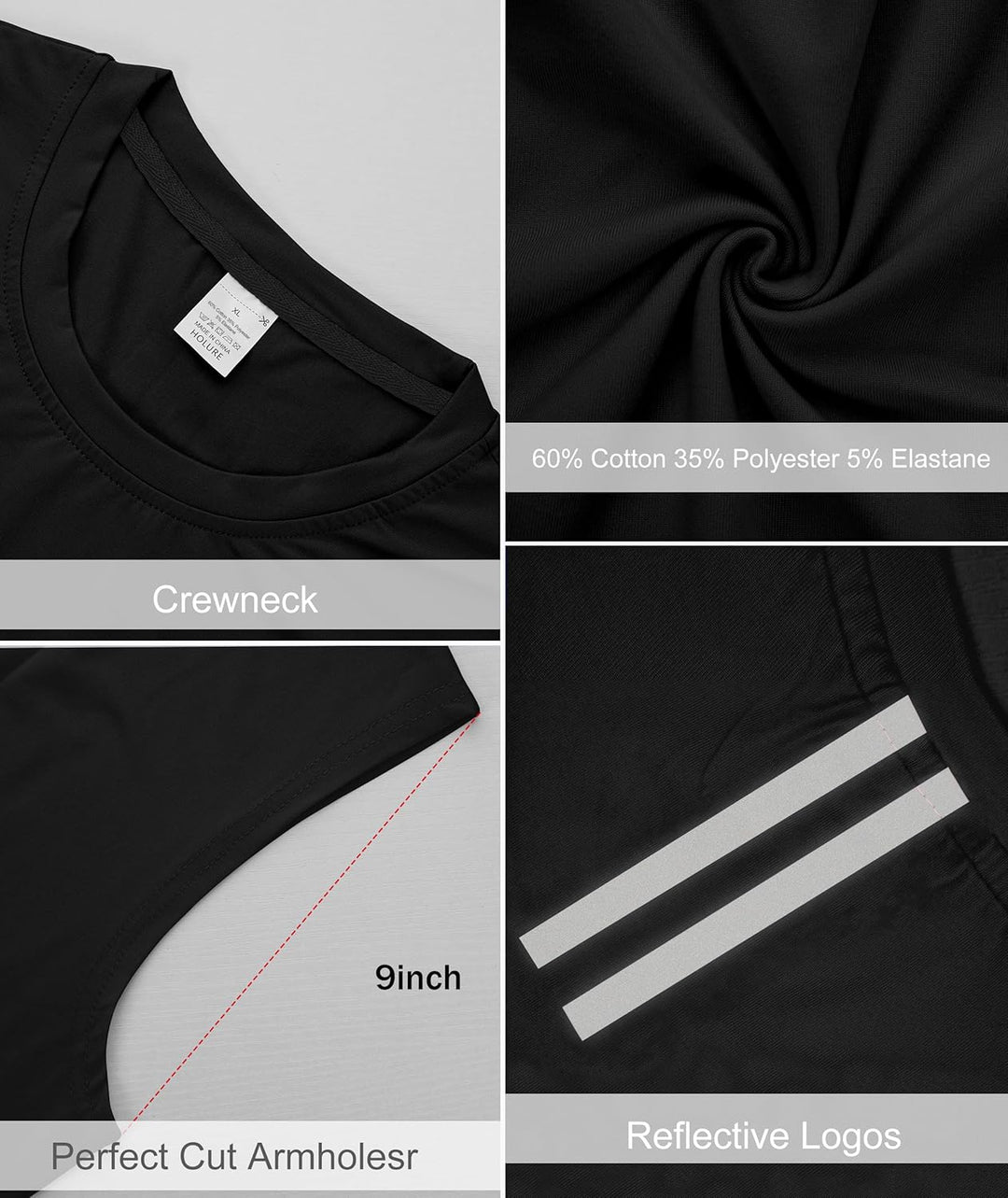 1, 3 or 5er Pack Mens Cotton Gym Tank Tops Workout ärmellose Shirts Athletic Muscle Tank Training Bo