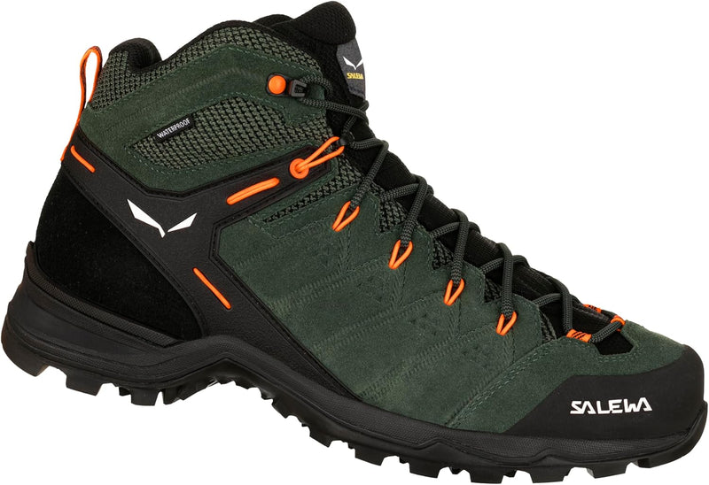 Salewa Herren Ms Alp Mate Mid PTX Trekking-& Wanderstiefel 46 EU Thyme Black, 46 EU Thyme Black