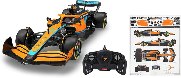 JAMARA McLaren MCL36 1:18 2,4GHz - 2,4GHz für Mehrspielerbetrieb, offiziell lizenziert, originalgetr