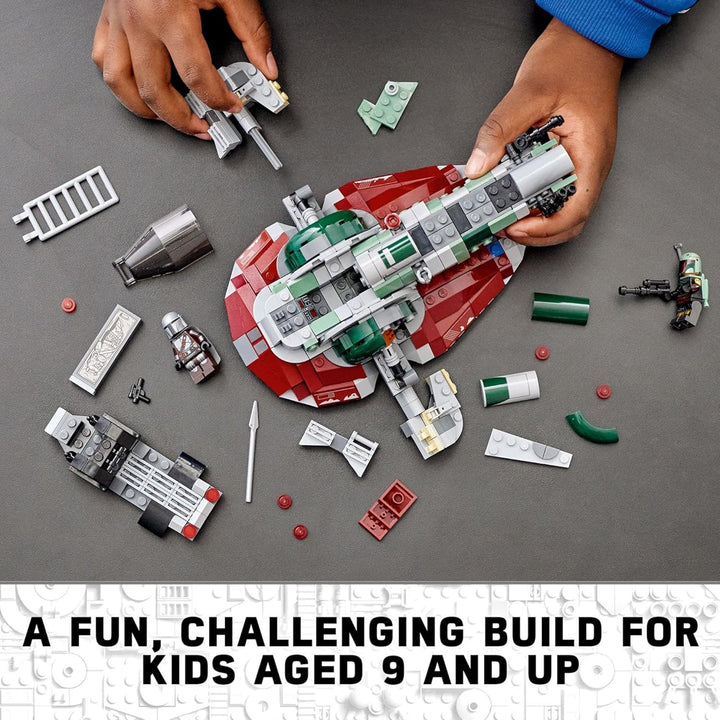 LEGO Star Wars Boba Fett’s Starship 75312 Fun Toy Building Kit; Awesome Gift Idea for Kids; New 2021
