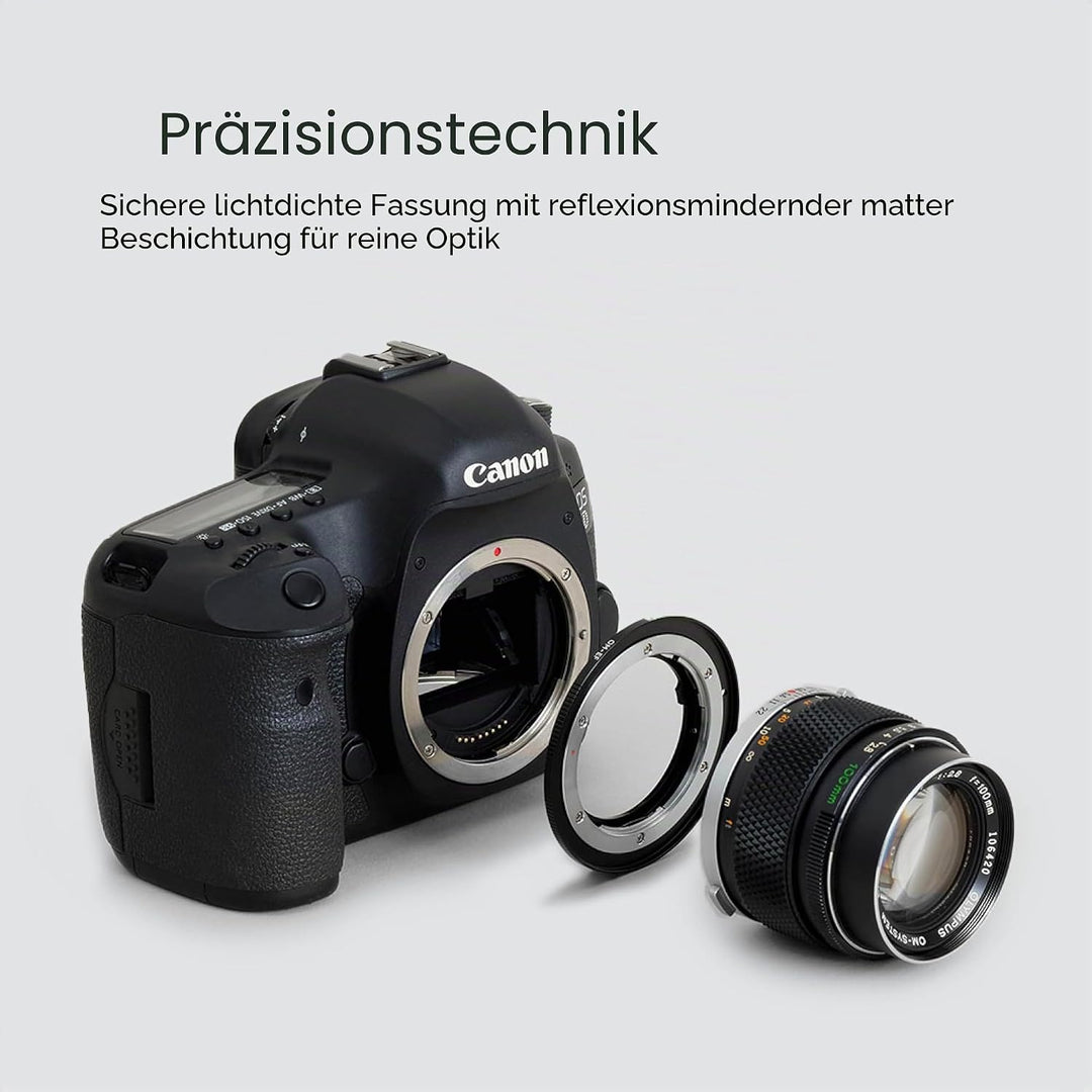 Urth Objektivadapter: Kompatibel mit Olympus OM Objektiv und Canon EF &amp; EF-S Kameragehäuse, Olympus