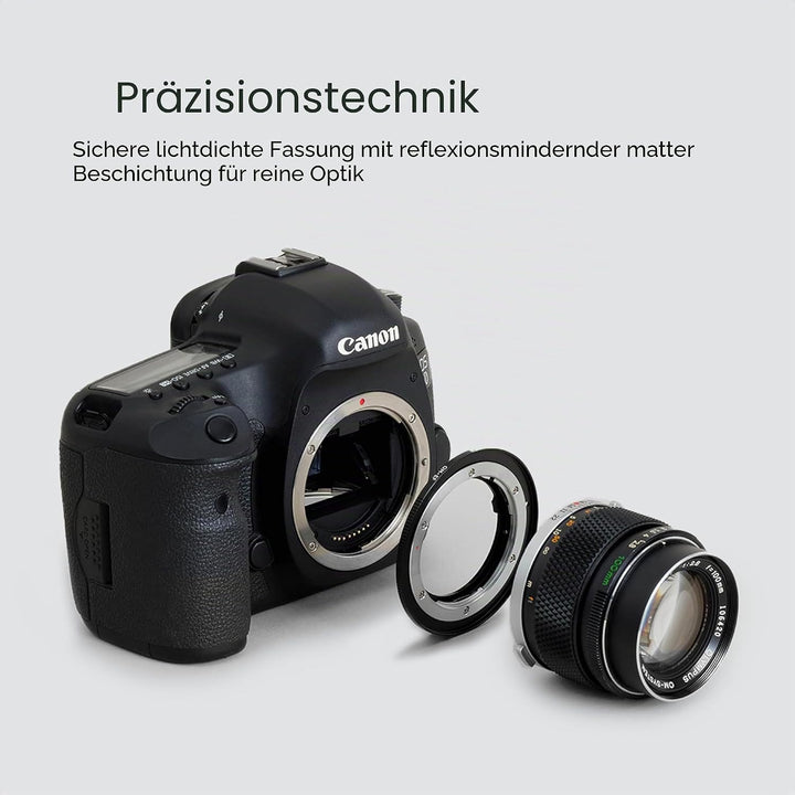 Urth Objektivadapter: Kompatibel mit Olympus OM Objektiv und Canon EF &amp; EF-S Kameragehäuse, Olympus
