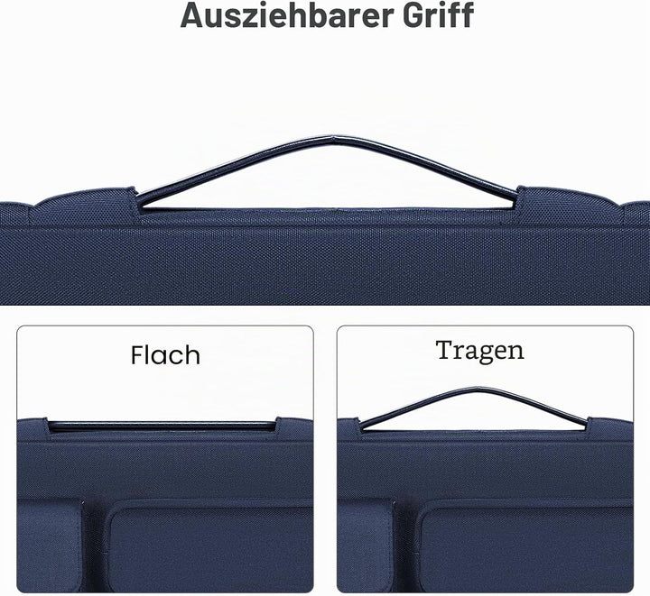 MOSISO 360 Schütz Laptoptasche 14 Zoll, 14 Zoll Laptop Tasche Hülle Kompatibel mit HP Lenovo Dell AS
