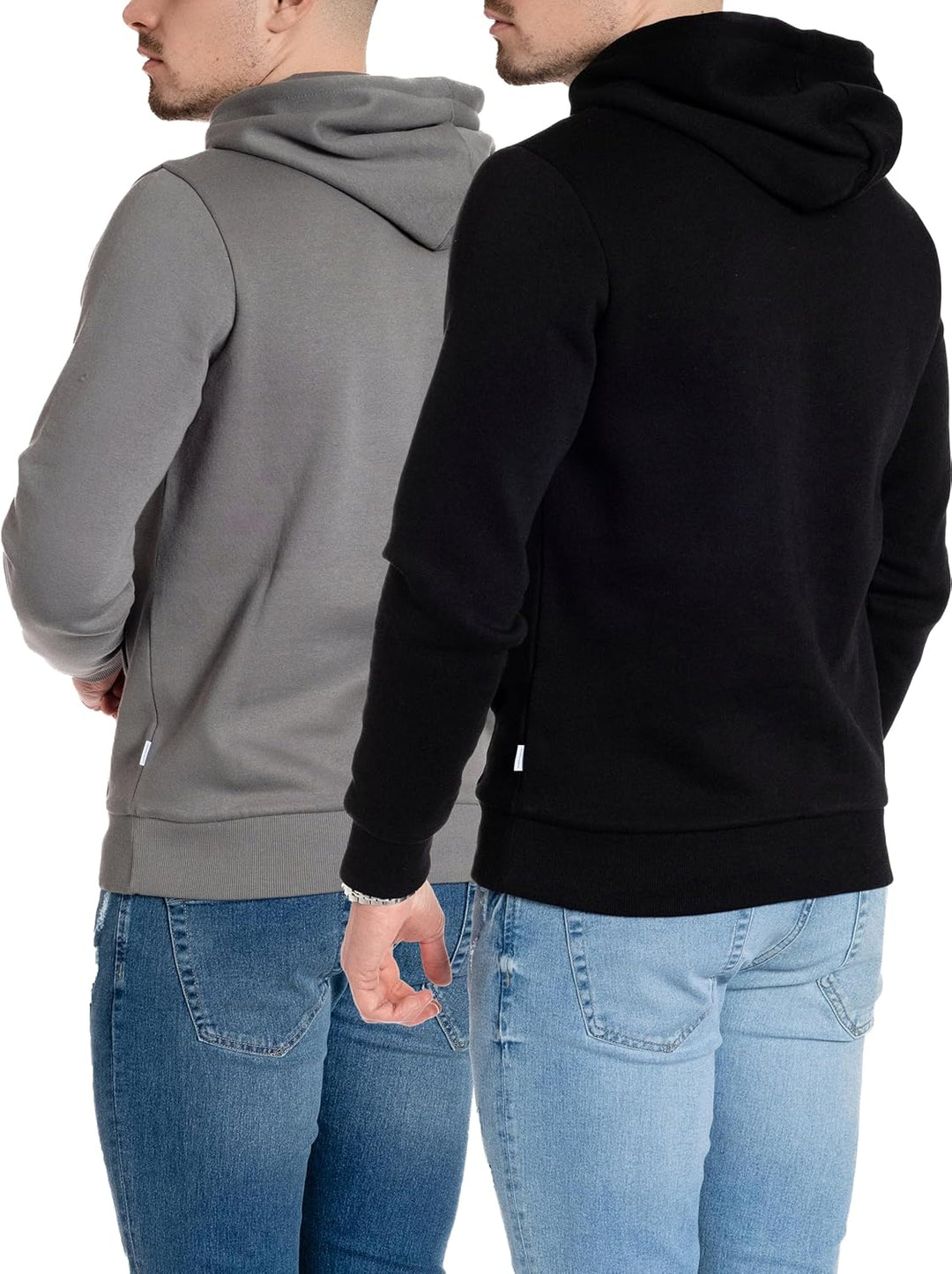 JACK & JONES Herren Hoodie Pullover mit Kapuze Sweatshirt Kapuzenpullover für Männer aus Baumwolle m