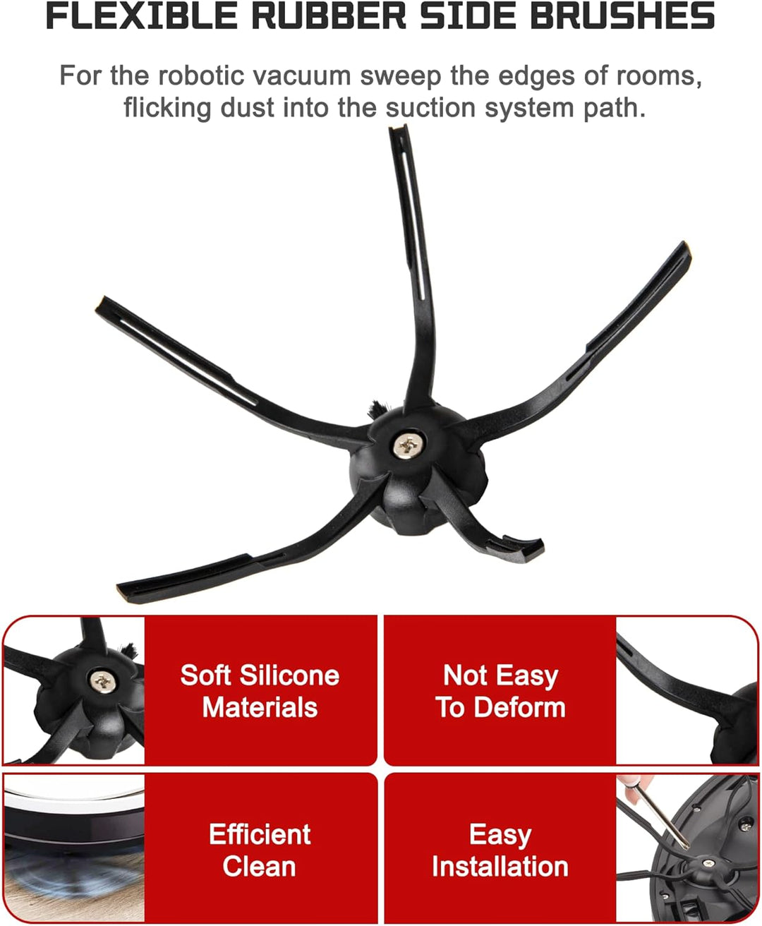 OWZ Ersatzteile Zubehör für Roborock S7 S7 Plus S7 MaxV S7 MaxV Ultra S7 Pro Ultra Saugroboter, 2 Ha