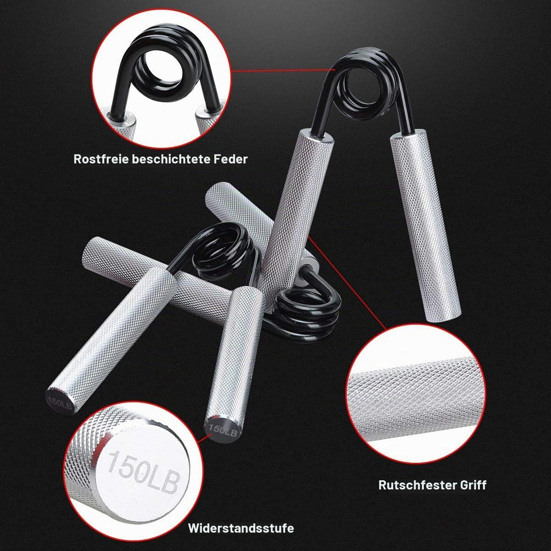 COVVY Handgriff-Stärker, 3er-Pack (150,200,250 LBS) Griffkrafttrainer, Unterarmstärker, Handstärker,