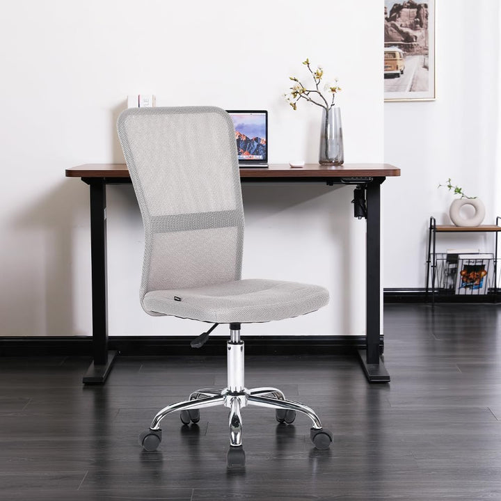 Mingone Bürostuhl Ergonomisch Schreibtischstuhl aus Mesh Höhenverstellbarer Drehstuhl 360° Drehbarer