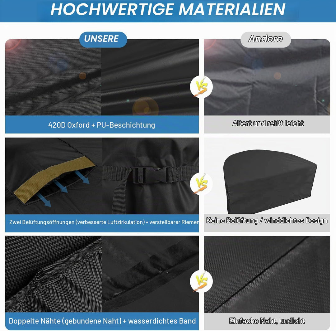 VANSHEIM Sonneninsel Abdeckung Halbrund Abdeckplane Liegeinsel Halbrund Abdeckplane Sonneninsel Wass