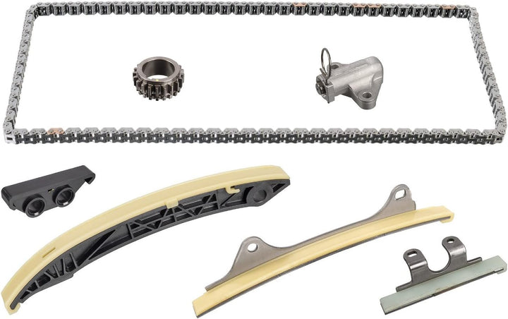febi bilstein 108346 Steuerkettensatz für Nockenwelle, mit Gleitschienen und Kettenspanner, 1 Stück