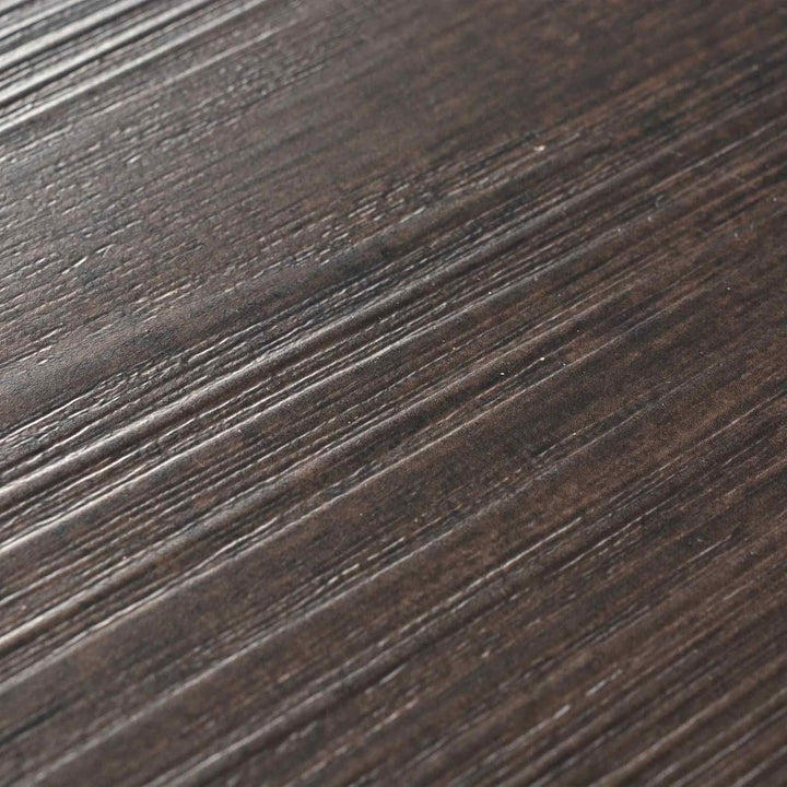 Bodenplanken 36 Stück Dunkelbraun PVC 5,02 m² selbstklebend mit rutschfestem Design für Wohnzimmer K