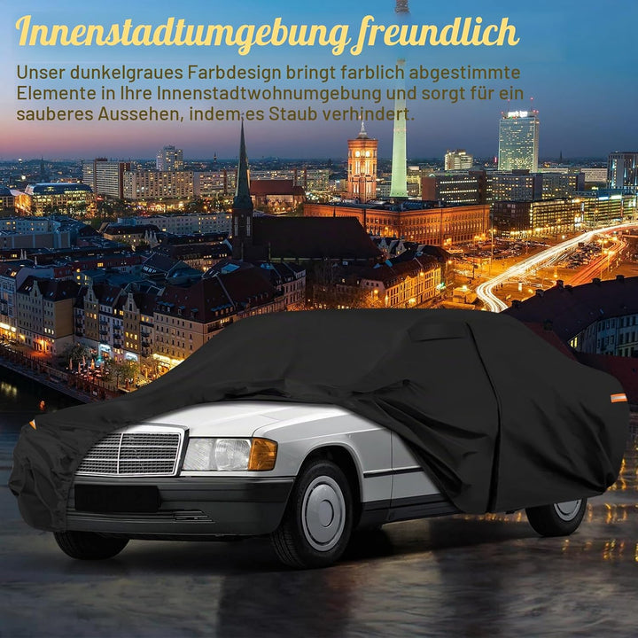 Autoabdeckung Wasserdicht für 1982-1993 Mercedes-Benz W201, Vollgarage Autoplane Auto Abdeckplane Wi