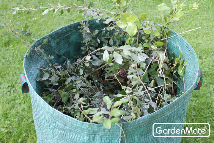 GardenMate 3X 272l Gartensack Laubsack Gartenabfallsack stabil - Gartensäcke für Gartenabfälle - Lau