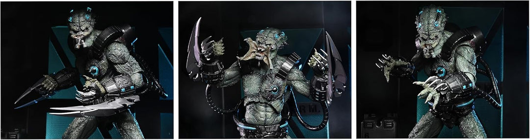 NECA Predator Concrete Jungle Figur Ultimate Deluxe Stone Heart aus Kunststoff, Geschenkverpackung.