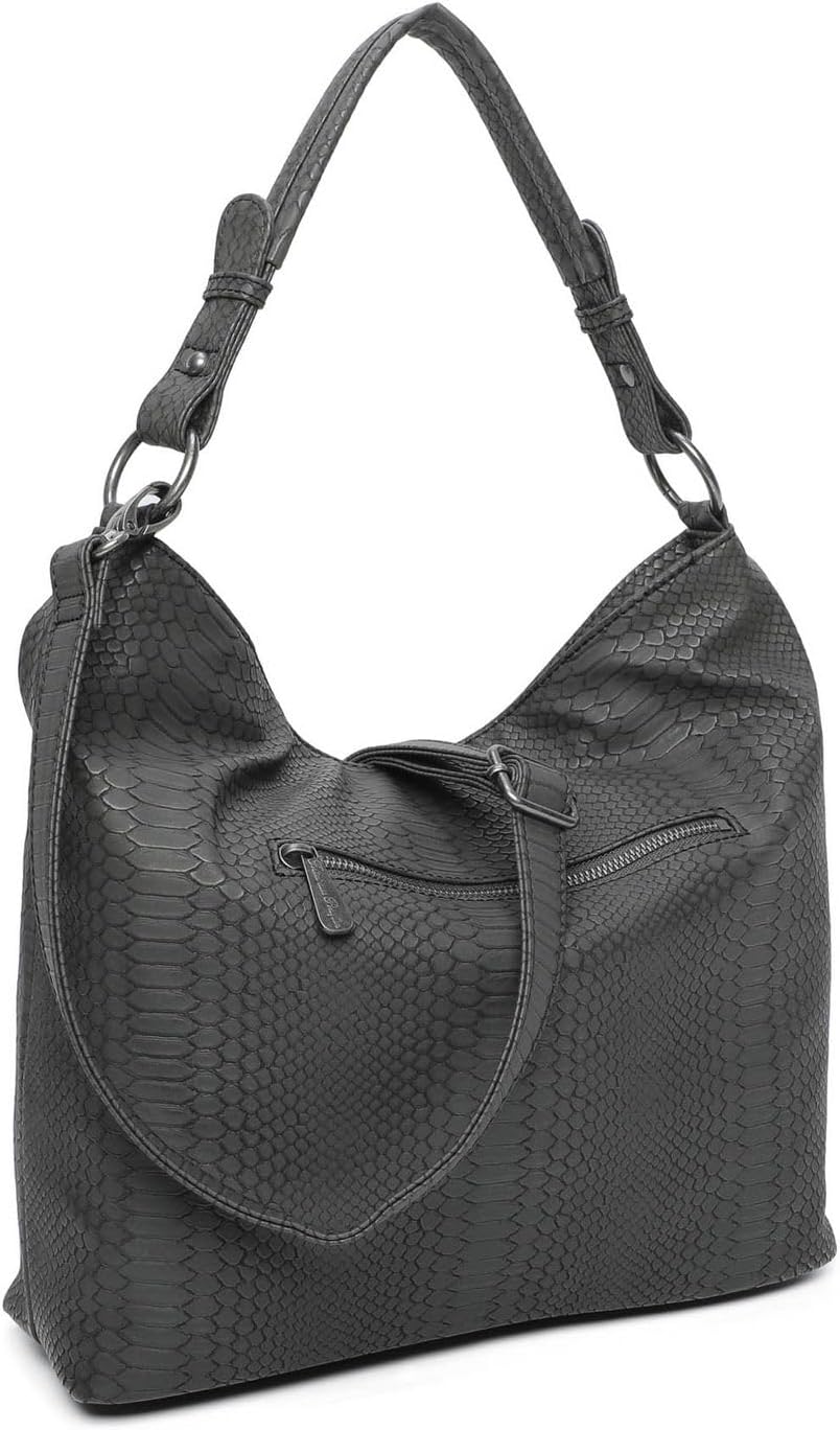Fritzi aus Preussen Damen Pamy Ecxo 457 Black Idol Hobo, N