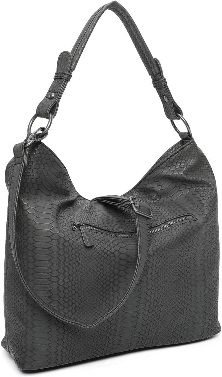 Fritzi aus Preussen Damen Pamy Ecxo 457 Black Idol Hobo, N