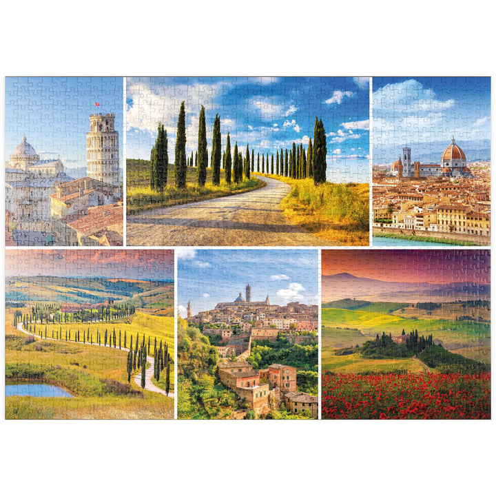 Toskana - Florenz, Siena und Pisa - Premium 1000 Teile Puzzle - MyPuzzle Sonderkollektion von Starnb