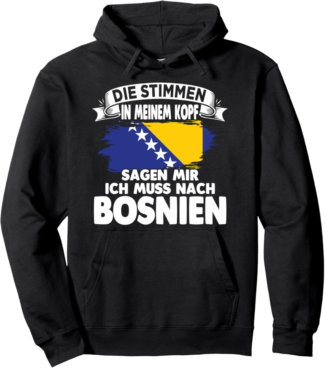 Bosnische Flagge Bosnier Bosnisch Bosnien Pullover Hoodie
