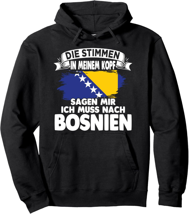 Bosnische Flagge Bosnier Bosnisch Bosnien Pullover Hoodie