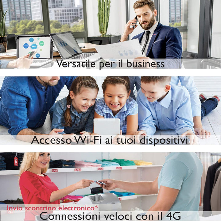 Digicom 4G LiteRoute LTE Cat4 Router (150Mbps Download und 50Mbps Upload 4G Upload 2X 10/100 LAN Por