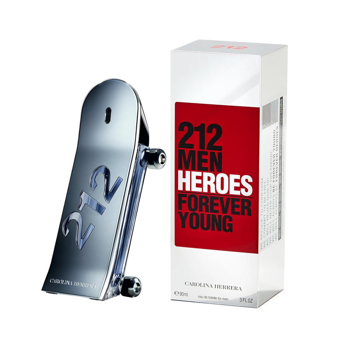 Carolina Herrera 212 Men Heroes para hombre / 90 ml Eau De Toilette Spray