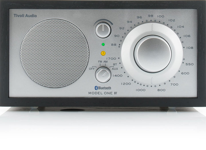Tivoli Audio Model One BT Bluetooth UKW-/MW-Tisch Radio (Schwarz/Silber) Schwarz / Silber, Schwarz /