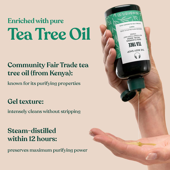 Tea Tree Waschcreme 250ml Tea Tree Facial Wash 250ml 250 ml (1er Pack), 250 ml (1er Pack)