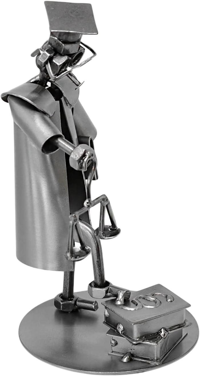 metalman24 Schraubenmännchen Rechtsanwalt I Handarbeit I Geschenkidee I Metallfigur I Metallmännchen