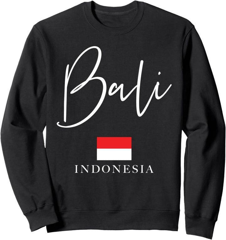 Indonesien Flagge Urlaub – Insel Bali Sweatshirt