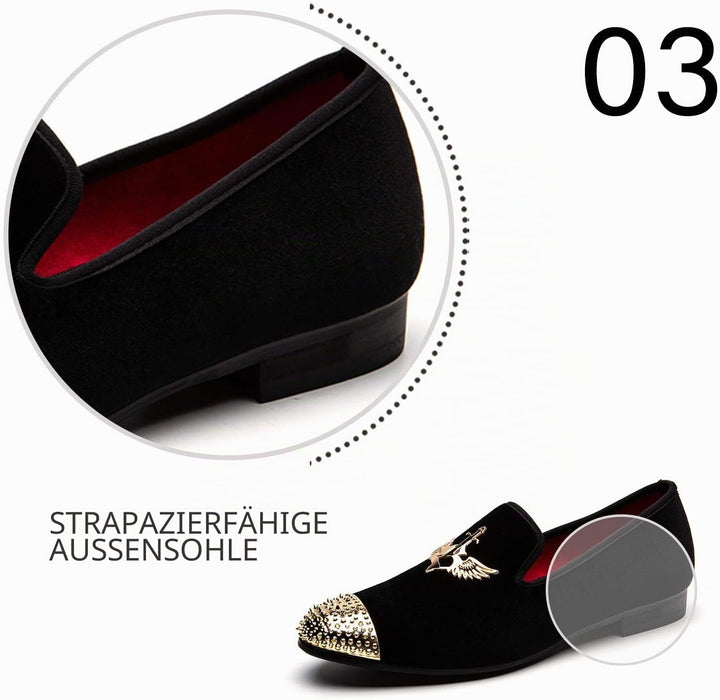 JITAI Herren leichte Schuhe Kunstleder Slipper für Männer und Mode Mokassins Herren Freizeitschuhe 4