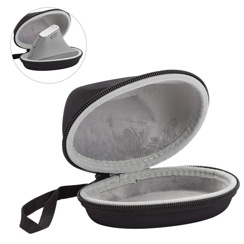 Hart Tasche Schutzhülle für MX Vertical Mouse,Tragbare Aufbewahrungstasche Reiseschutzhülle,Schwarz