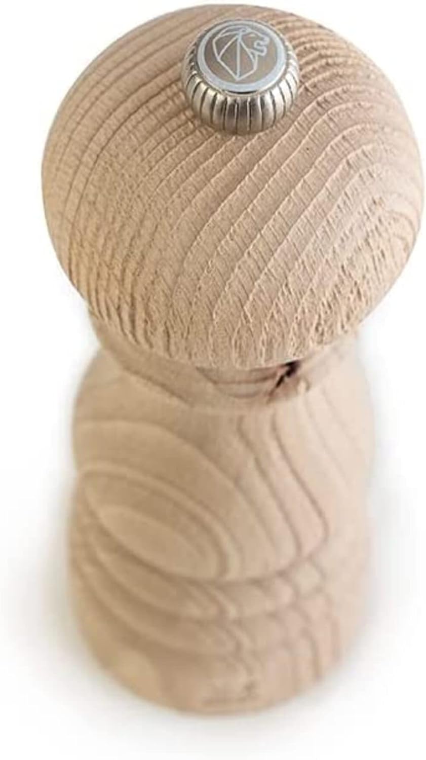 PEUGEOT - Salzmühle Paris Nature 12 cm + Alpensalz - Klassische Mahlgradeinstellung - Aus recyceltem