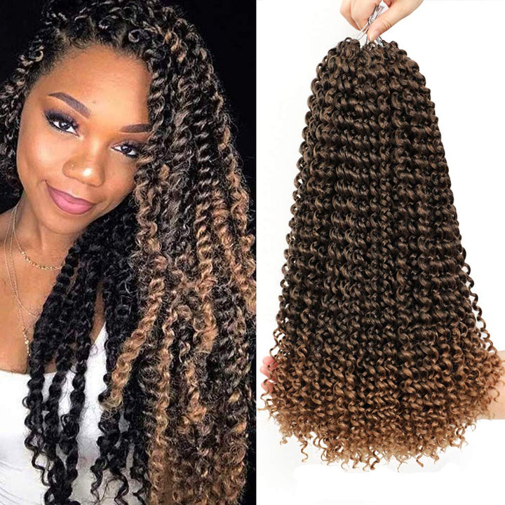 7 Packungen Passion Twists Hair 18 Zoll 22 Stränge/Pack Water Wave Crochet Braids, Passion Twist Cro