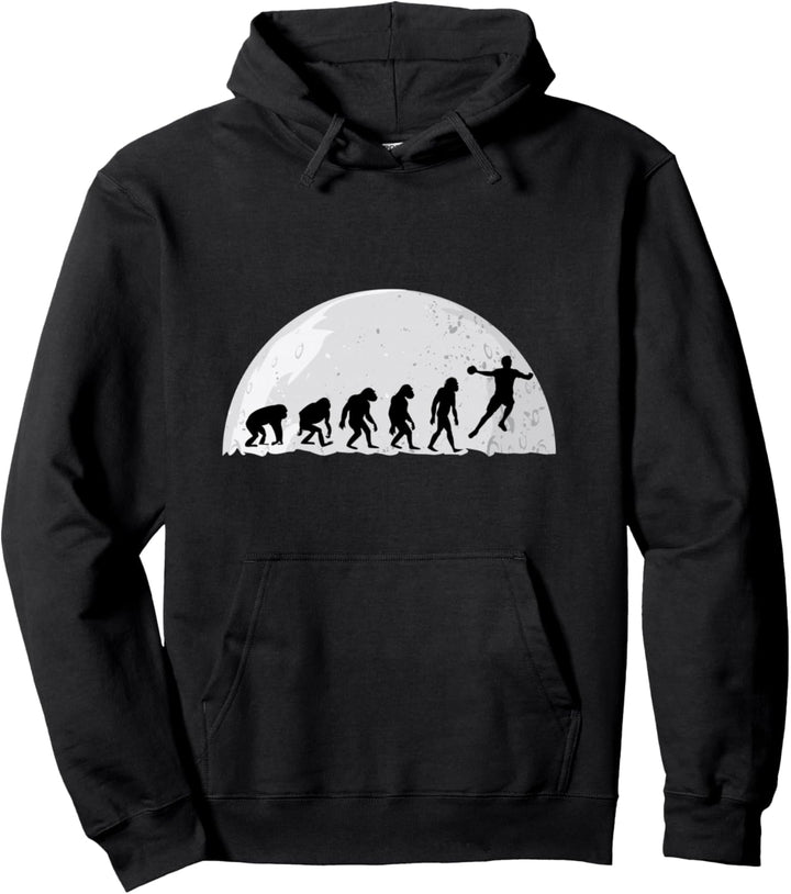 Handball Evolution Handballer Ballsport Handballspieler Pullover Hoodie