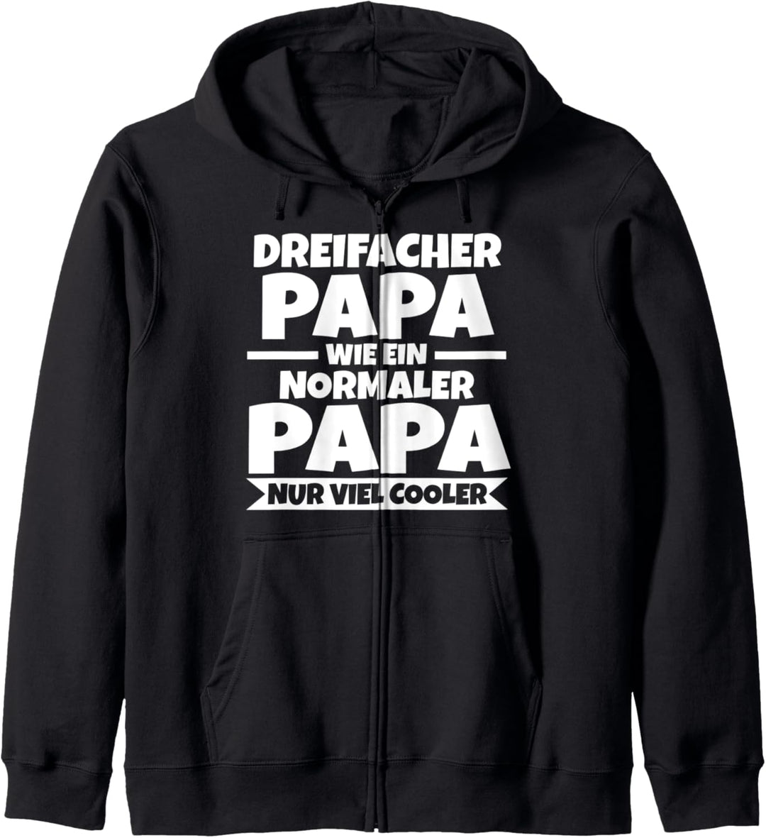 Dreifacher Papa Kapuzenjacke