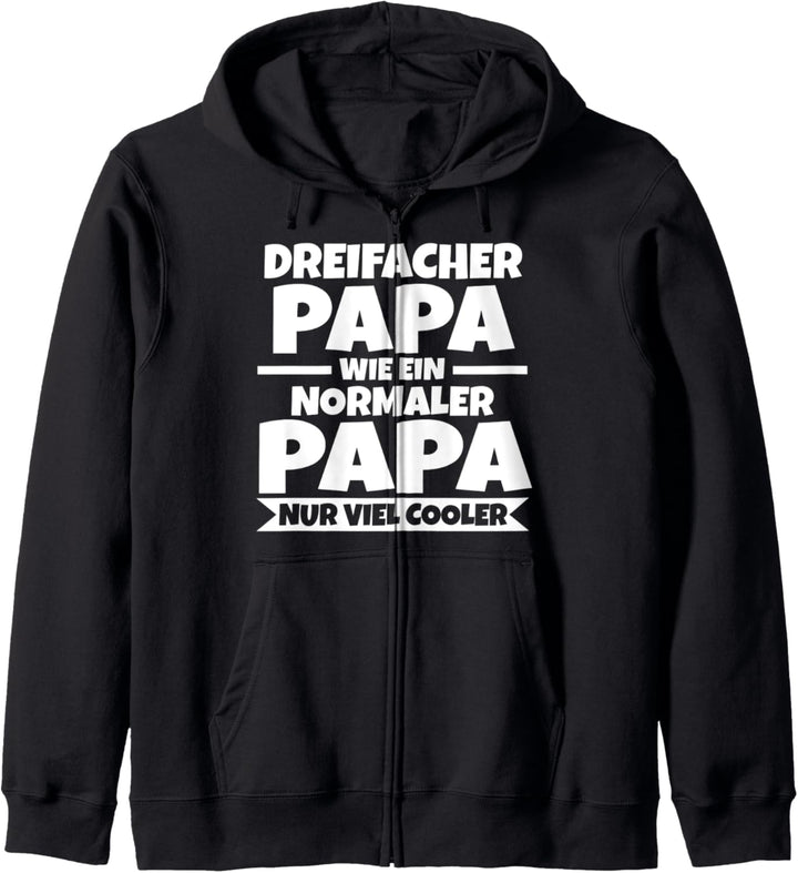 Dreifacher Papa Kapuzenjacke