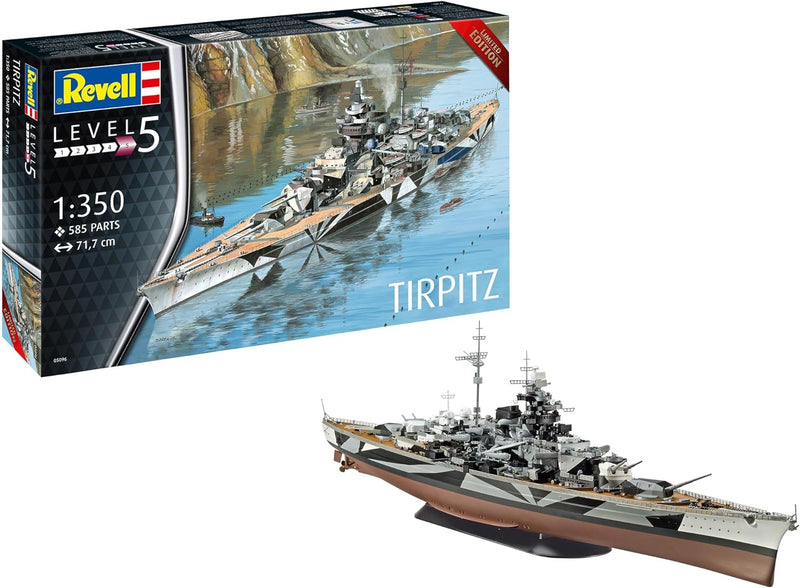 Revell 05096 - Modellbausatz Tirpitz im Massstab 1:350